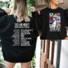 Taylor Swiftie Merch Sweatshirt Back And Front Sweatshirt Eras Tour Outfit Midnights Concert Shirt Eras Tour Shirt Taylor Sweatshirt Unique