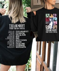 Taylor Swiftie Merch Sweatshirt Back And Front Sweatshirt Eras Tour Outfit Midnights Concert Shirt Eras Tour Shirt Taylor Sweatshirt Unique