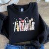 Taylor Swiftie Vintage Albums As Books Sweatshirt Taylors Version Music Albums As Books Sweatshirt Swiftie Merch Gift Ideas Unique