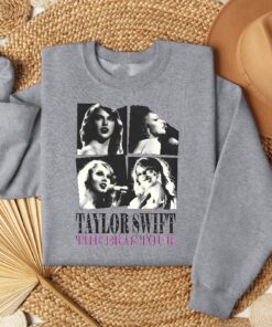 Taylor The Eras Tour Sweatshirt Swiftie Merch Hoodie Vintage The Eras Tour 2023 Midnights Concert Shirt Tour 2023 Sweatshirt Unique