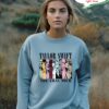 Taylor The Eras Tour Sweatshirt Swiftie Merch Sweatshirt Vintage The Eras Tour 2023 Midnights Concert Shirt Tour 2023 Sweatshirt Unique