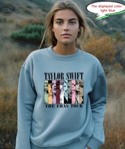Taylor The Eras Tour Sweatshirt Swiftie Merch Sweatshirt Vintage The Eras Tour 2023 Midnights Concert Shirt Tour 2023 Sweatshirt Unique