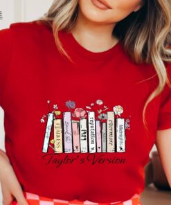 Taylors Music Albums As Books T Shirt Fun Music Lover Gift Shirt For 2023 Swiftie Concert Tour Merch Tee For Fans The Eras Tour Shirt Unique