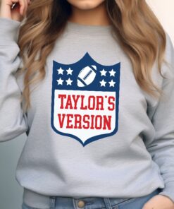 Taylors Version Football Sweatshirt Taylor Swift Football Shirt Taylor Version Shirt Taylor Game Day Shirt Football Swiftie Shirt Unique
