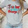 Teacher Of Little Things Shirt Gift For Teacher Cat In Hat Shirt Teacher National Read Across America Shirt Reading Lover Shirt Unique