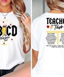 Teacher Shirt Abcd Teacher Tour Shirt Back To School Shirt End Of School Year Shirt Trendy T Shirt Kindergarten Teacher Shirt Unique