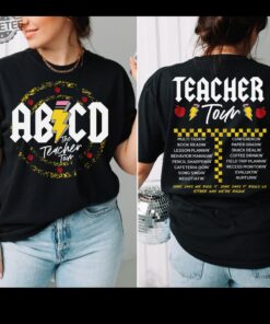 Teacher Shirt Abcd Teacher Tour Shirt Back To School Shirt End Of Year Shirt Kindergarten Teacher Shirt Elementary School Unique