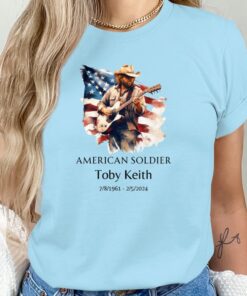 Toby Keith Tribute Unisex Cotton Shirt American Soldier Memorial Tee Toby Keith Merchandise Toby Keith Apparel Toby Keith T Shirts Unique