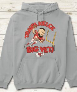 Travis Kelce Big Yeti Shirt T Shirt Hoodie Sweatshirt Long Sleeve Unisex Classic Fit Unique Why Is Travis Kelce Called The Big Yeti