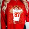 Travis Kelce Heart Hands Sweatshirt Go Taylors Boyfriend Shirt Kansas City Champions 2023 Shirt Unique