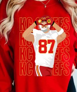 Travis Kelce Heart Hands Sweatshirt Go Taylors Boyfriend Shirt Kansas City Champions 2023 Shirt Unique