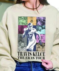 Travis Kelce The Eras Tour Shirt Vintage Travis Kelce T Shirt Football Fan Gifts America Football Sweatshirt Unique
