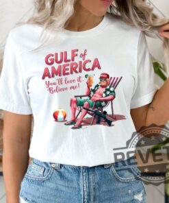 Trump Gulf Of America Shirt Hoodie Sweatshirt Trump Ocean Shirt Trump Funny Tee Maga Republican Beach T Shirts