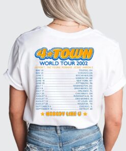 Turning Red 4 Town 2002 Tour Shirt 4Town Shirt 4Townies Shirt Turning Red Pixar Shirt Meilin Lee Turning Red Shirt 4 Town Tour Shirt Unique