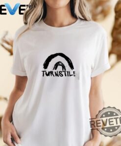 Turnstile Double Rainbow White Shirt Hoodie Sweatshirt Unique