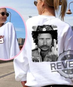 Two Side Dale Earnhardt Middle Finger Hoodie T Shirt Sweater Racing Fan Gift