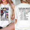 Two Sided The Eras Tour Concert Shirt Taylor Swift Shirt Custom Text Shirt Ts Merch Shirt Eras Tour Concert Shirt Swiftie Shirt Unique