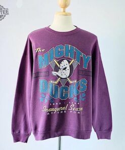 Vintage 90S Anaheim Mighty Ducks Crewneck Sweatshirt Mighty Ducks Shirt Mighty Ducks Sweater Mighty Ducks Fan Hockey Shirt Unique