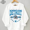 Vintage Detroit Football Sweatshirt Vintage Style Detroit Football Crewneck Sun Day Football Shirt Detroit Football Hoodie Fan Gifts Unique