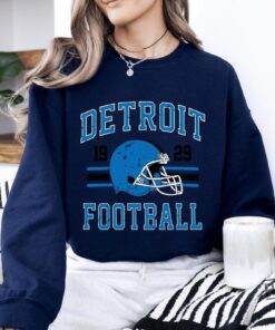 Vintage Detroit Lions Detroit Football Tshirt Sweatshirt Hoodie Shirt Retro Game Day Hoodie Shirt Gift For Fans Gift For Her Gift For Him Unique