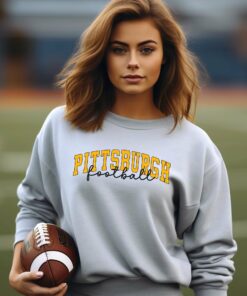 Vintage Pittsburgh Football Sweatshirt, Black and Gold crewneck, classic style oversized football sweater burgh fan, gift for her, 412