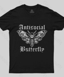 Funny Antisocial Butterfly T-Shirt