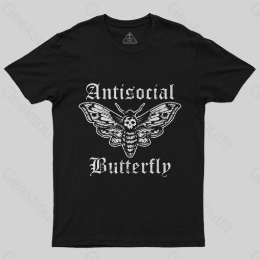 Funny Antisocial Butterfly T-Shirt