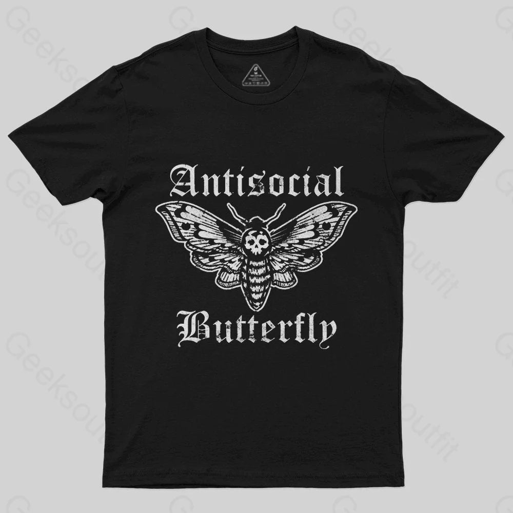Funny Antisocial Butterfly T-Shirt Funny Antisocial Butterfly T-Shirt