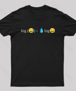 Funny Log Expression Geek T-Shirt