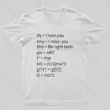Funny Math Formula Nerd T-Shirt