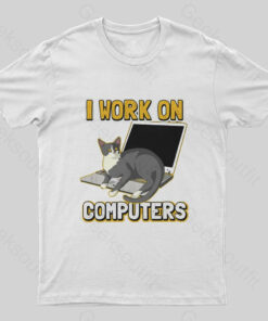 Funny cat of a computer scientist T-Shirt