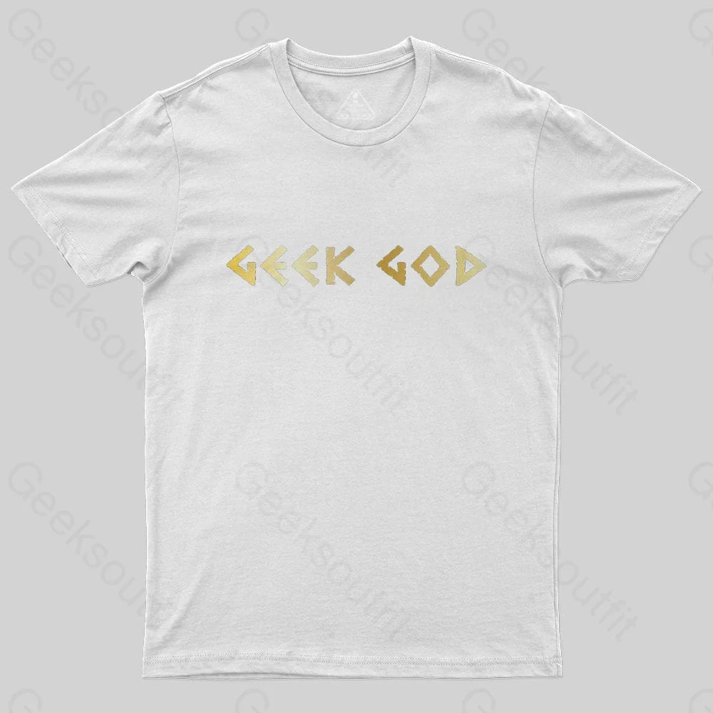 Geek God Humorous T-Shirt Geek God Humorous T-Shirt