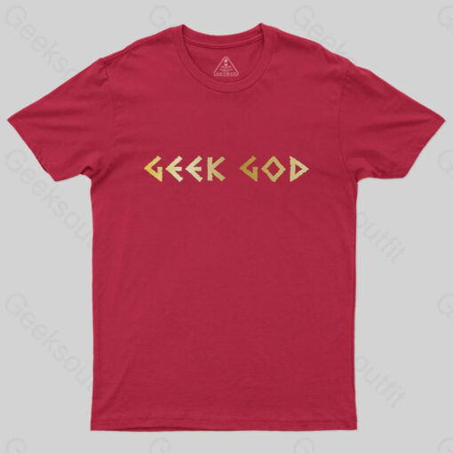 Geek God Humorous T-Shirt