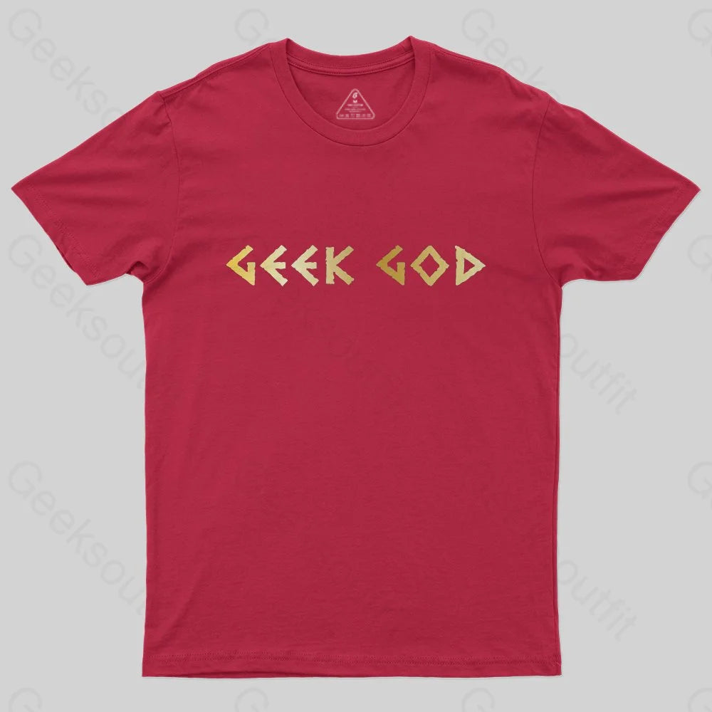 Geek God Humorous T-Shirt Geek God Humorous T-Shirt