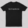 Gen X Regrette Rien Nerd T-Shirt