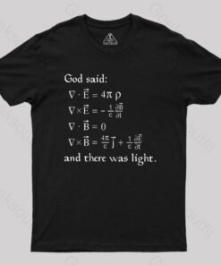 God Said Funny Math Geek T-Shirt