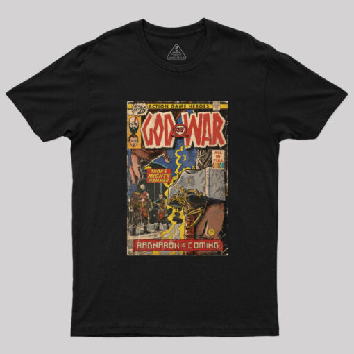 God of War Ragnarok Comic Book  T-Shirt