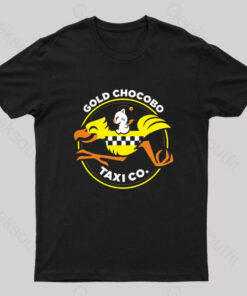 Gold Chocobo Taxi Co Nerd T-Shirt