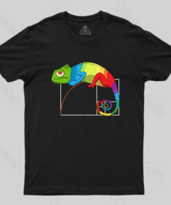 Golden Ratio Math Chameleon T-Shirt