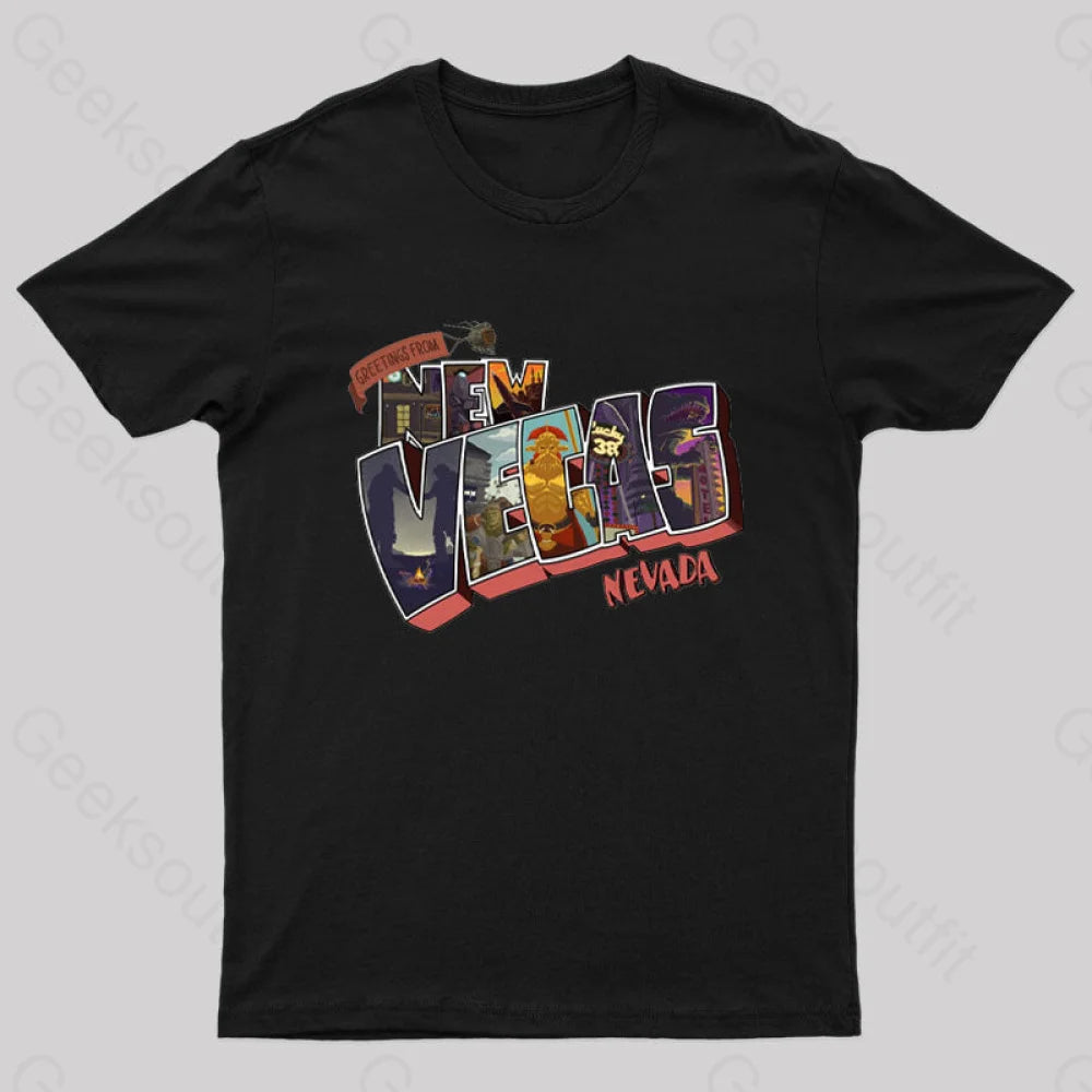 Greetings From New Vegas Geek T-Shirt Greetings From New Vegas Geek T-Shirt
