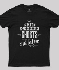 Grim Grinning Ghosts Geek T-Shirt