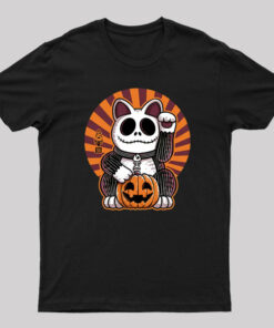 Halloween Neko Nerd T-Shirt