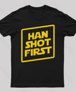 Han Shot First Nerd T-Shirt
