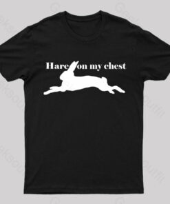 Hare on My Chest Nerd T-Shirt