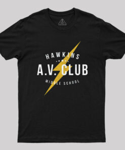 Hawkins A.V. Club Geek T-Shirt