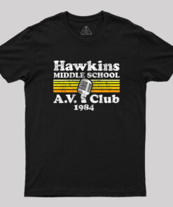 Hawkins Middle School A.V. Club Geek T-Shirt