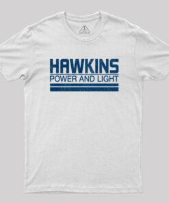 Hawkins Power and Light Geek T-Shirt