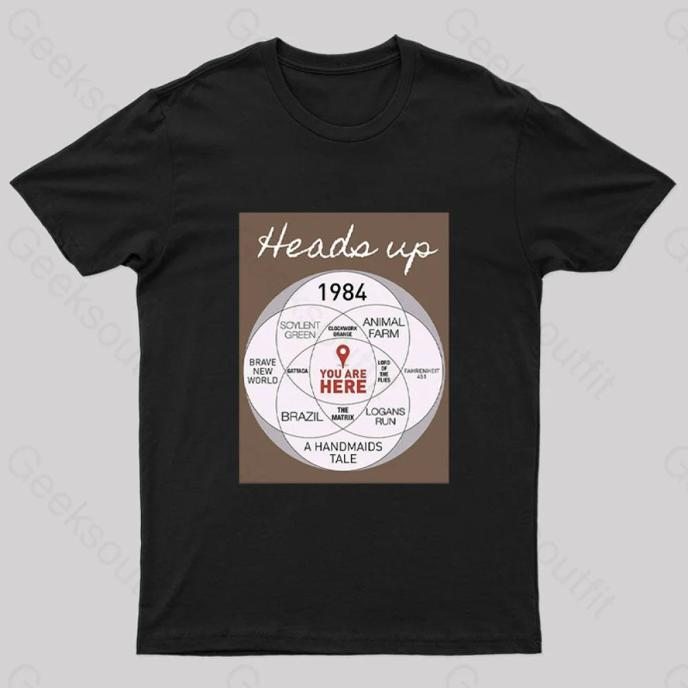 Heads Up Nerd T-Shirt Heads Up Nerd T-Shirt
