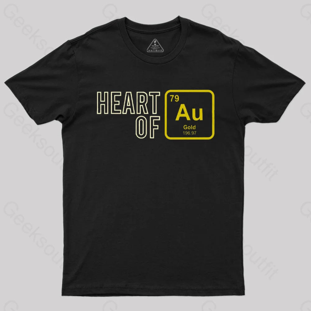 Heart of Gold Fun Chemistry T-Shirt Heart of Gold Fun Chemistry T-Shirt