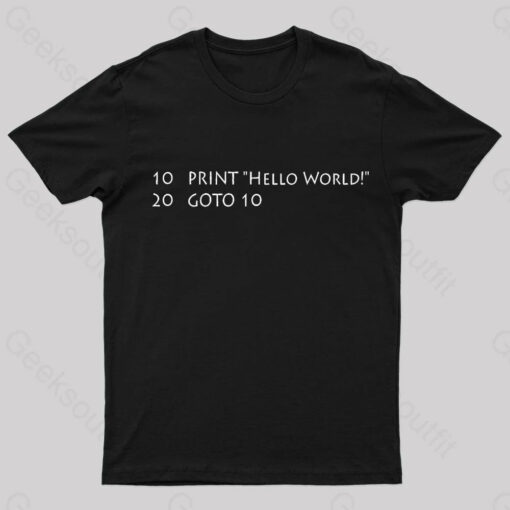 Hello World Nerd T-Shirt